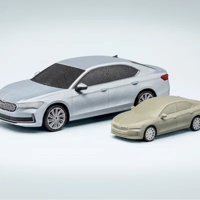 Mô hình 3D Škoda Superb