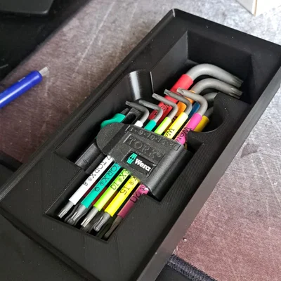 Khay Đựng Bộ Lục Giác Wera Torx Chuẩn Gridfinity Gọn Gàng