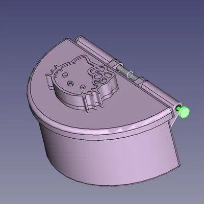 Hộp đựng đồ đa năng Hello Kitty in 3D xinh xắn