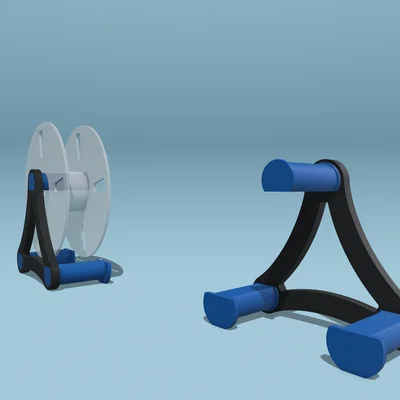Giá đỡ cuộn nhựa in 3D (Filament rack) đơn giản, tiện dụng