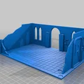 Terrain nhà đổ nát kiêm hộp vận chuyển mô hình cho wargame - Thumbnail 7