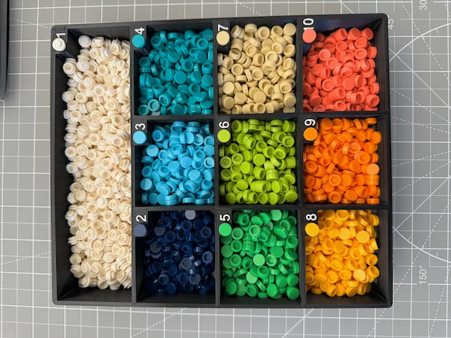 Khay sắp xếp tiles cho LEGO Art World Map (31203) - Organizer Tray - Image 3