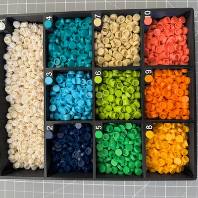 Khay sắp xếp tiles cho LEGO Art World Map (31203) - Organizer Tray