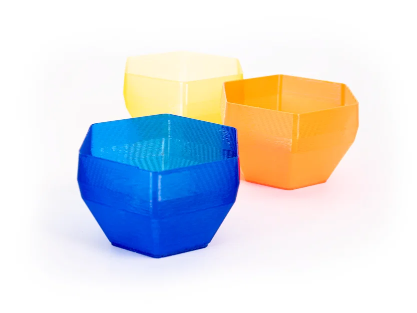 Hexa Bowl – Mẫu test in PVB (Prusament) - Image 1