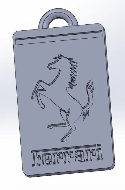 Móc khóa Ferrari 3D - Mẫu phụ kiện cho fan tốc độ - Image 2