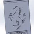 Móc khóa Ferrari 3D - Mẫu phụ kiện cho fan tốc độ - Thumbnail 2