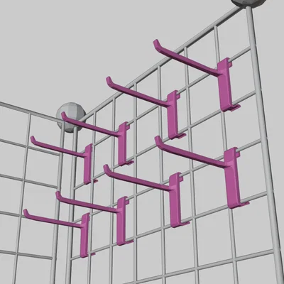 Peg treo đồ cho lưới sắt Songmic