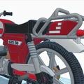 Mô hình in 3D xe máy cổ điển Zundapp KS 50 năm 1981 - Thumbnail 15