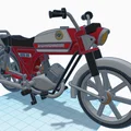 Mô hình in 3D xe máy cổ điển Zundapp KS 50 năm 1981 - Thumbnail 18