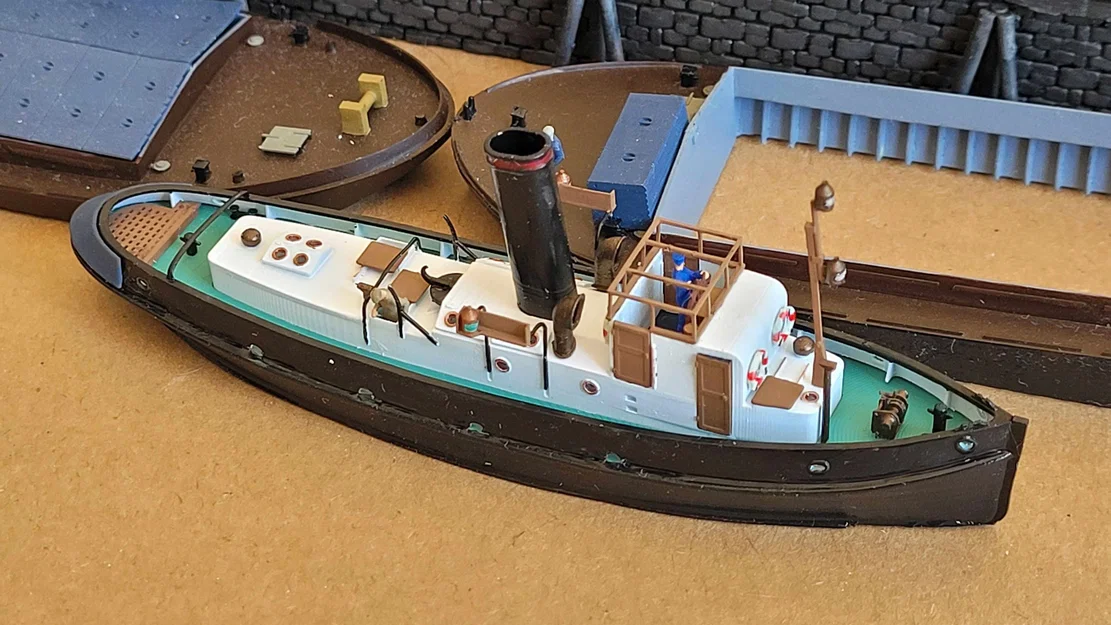 Tàu kéo Tugboat Engadine (1:148) – Harbour/River tugboat - Image 4
