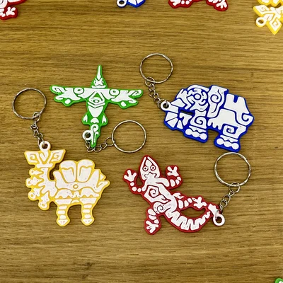 Bộ móc khóa 3D Divine Beast trong Zelda BOTW độc đáo