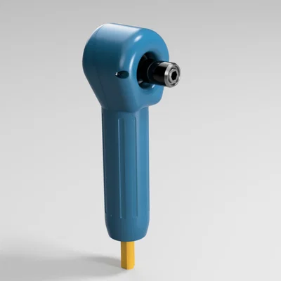 Đầu khoan góc 90° cho driver 1/4"; dùng đầu kẹp kim loại $4