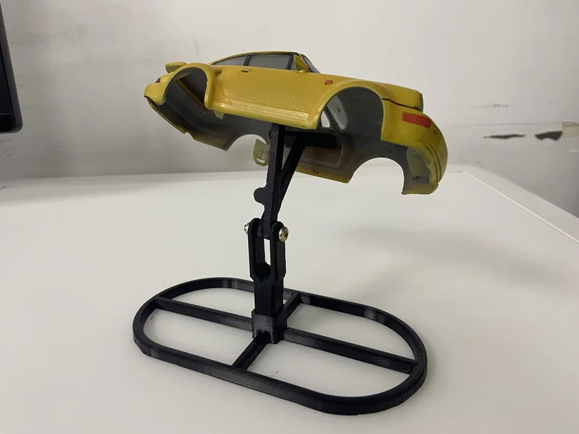 Giá đỡ sơn vỏ xe mini/RC in 3D (Miniature Auto Shell Body Painting Stand) - Image 3