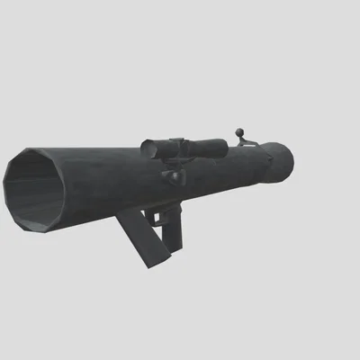 Mô hình 3D Rocket Launcher Classic Roblox cho tín đồ game thủ