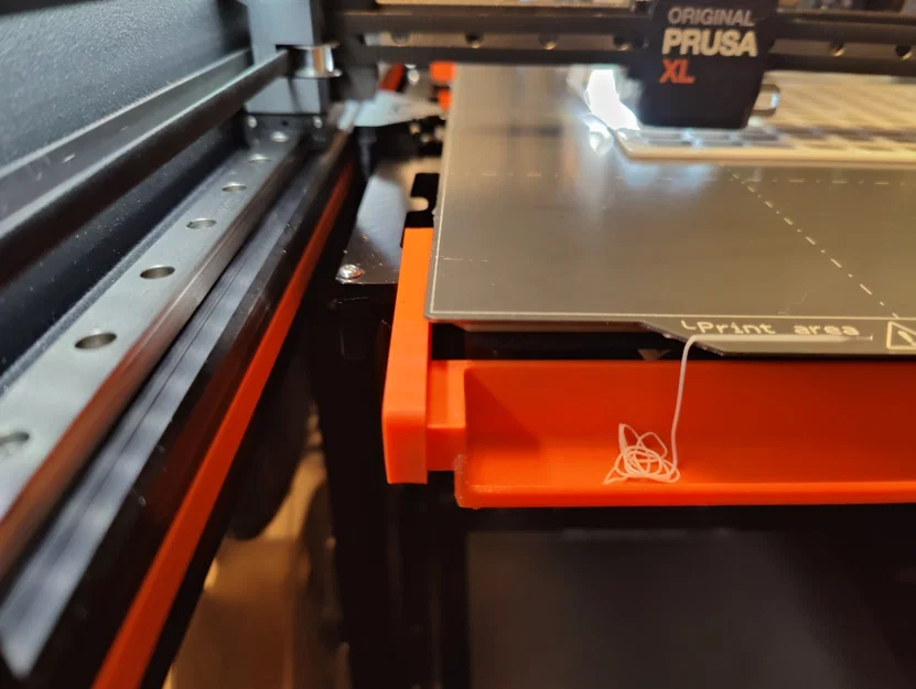 Khay hứng nhựa thừa tối ưu cho Prusa XL Purge Tray vol2 - Image 3