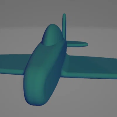 Mô hình đồ chơi máy bay 3D dễ in cho người mới bắt đầu