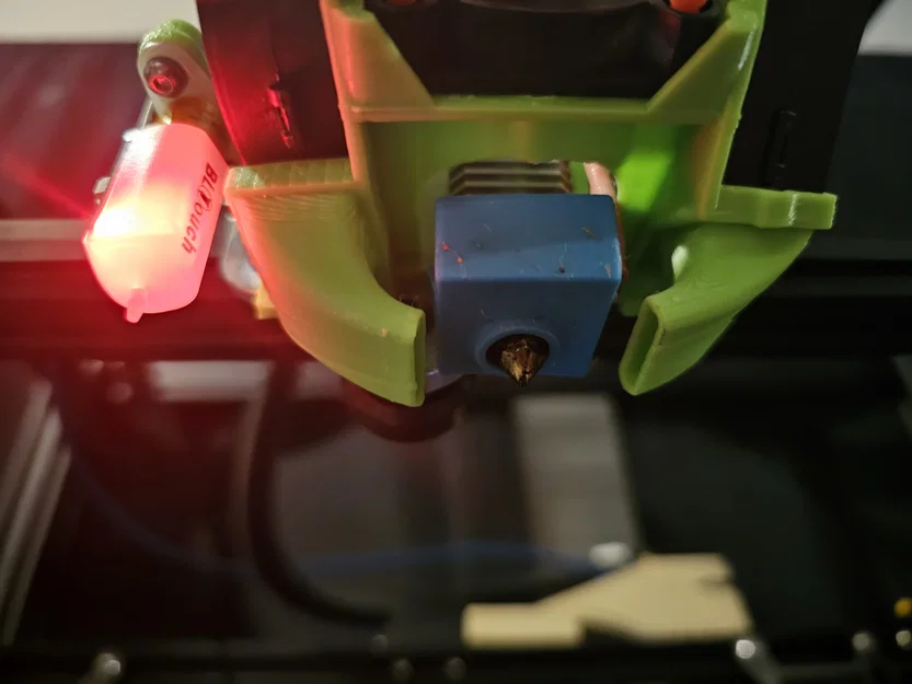 Ender 5 Plus: dual 5015 làm mát part + 4010 hot end fan kèm BLTouch - Image 1