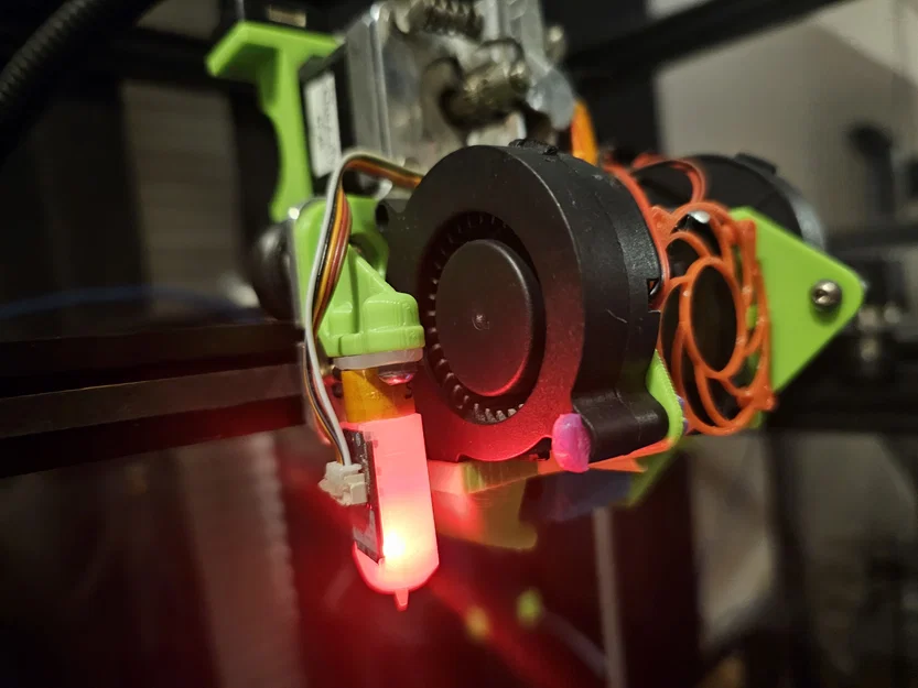 Ender 5 Plus: dual 5015 làm mát part + 4010 hot end fan kèm BLTouch - Image 3