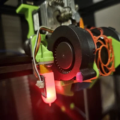 Ender 5 Plus: dual 5015 làm mát part + 4010 hot end fan kèm BLTouch