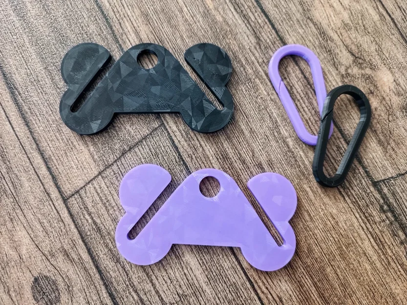 Holder Túi Phân Chó/Túi Rác Hình Xương Kèm Carabiner - Image 2