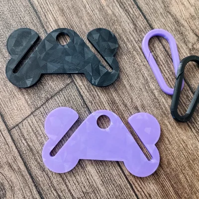 Holder Túi Phân Chó/Túi Rác Hình Xương Kèm Carabiner