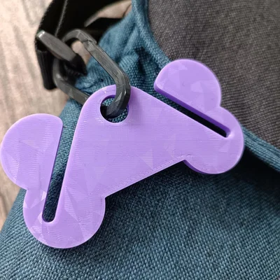 Holder Túi Phân Chó/Túi Rác Hình Xương Kèm Carabiner
