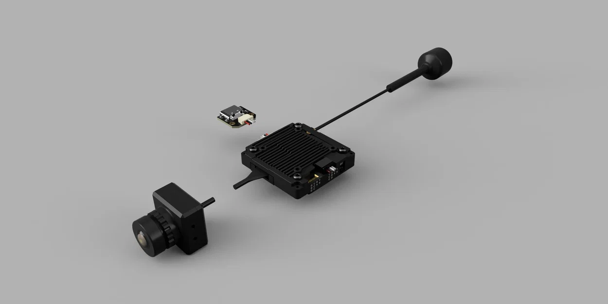 Mô hình 3D Walksnail Avatar V2 VTX và Camera HD cho Drone FPV - Image 1