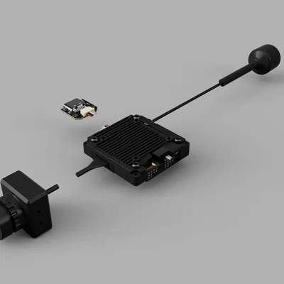 Mô hình 3D Walksnail Avatar V2 VTX và Camera HD cho Drone FPV