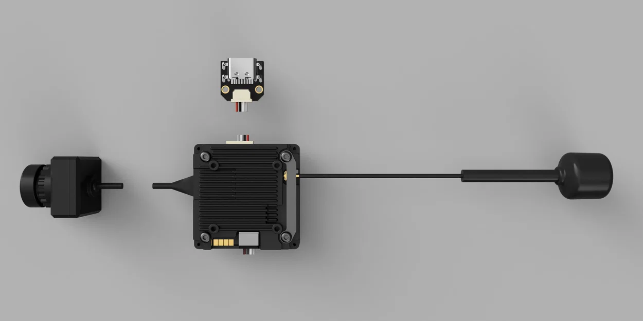 Mô hình 3D Walksnail Avatar V2 VTX và Camera HD cho Drone FPV - Image 2