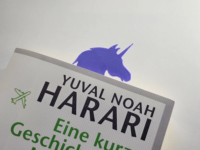 Kẹp sách hình Kỳ lân (Unicorn Bookmark) in 3D độc đáo cho mọt sách - Image 1
