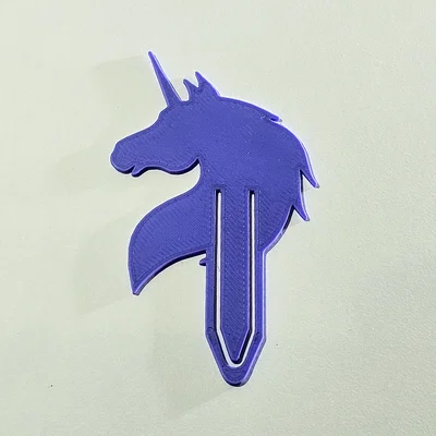 Kẹp sách hình Kỳ lân (Unicorn Bookmark) in 3D độc đáo cho mọt sách