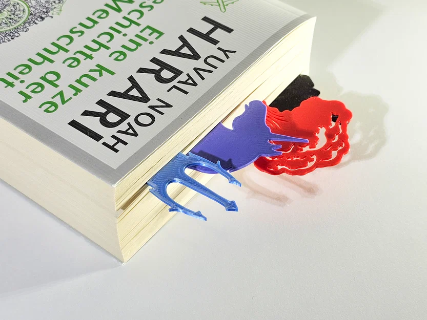 Kẹp sách hình Kỳ lân (Unicorn Bookmark) in 3D độc đáo cho mọt sách - Image 3