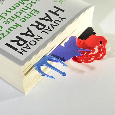 Kẹp sách hình Kỳ lân (Unicorn Bookmark) in 3D độc đáo cho mọt sách