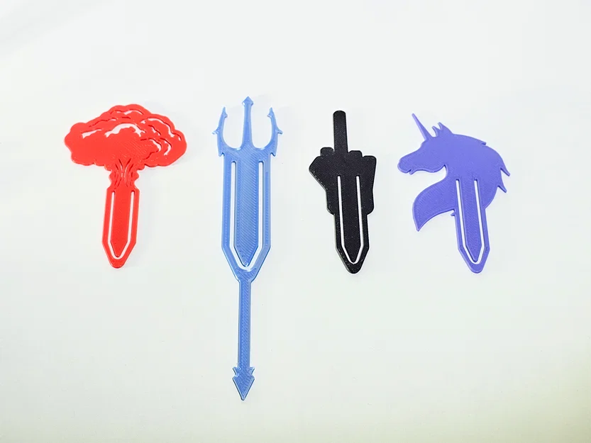 Kẹp sách hình Kỳ lân (Unicorn Bookmark) in 3D độc đáo cho mọt sách - Image 4