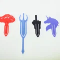 Kẹp sách hình Kỳ lân (Unicorn Bookmark) in 3D độc đáo cho mọt sách - Thumbnail 4
