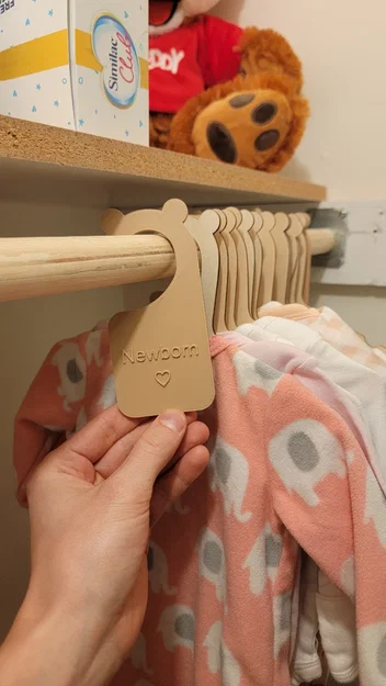 Miếng chia móc treo đồ em bé hình gấu - Image 1