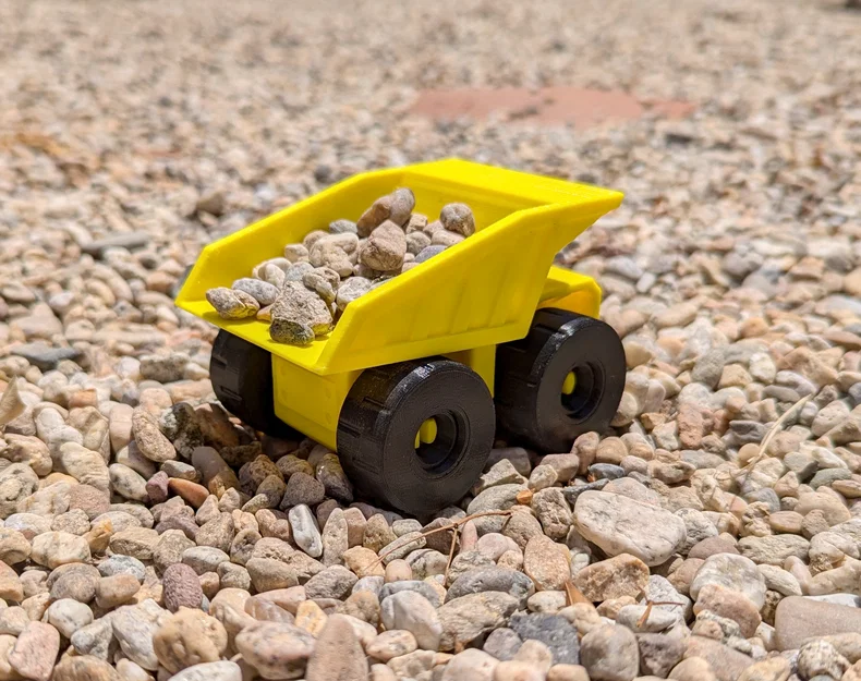 Xe Ben Đồ Chơi với Chi Tiết Lắp Snap-Fit - Image 3