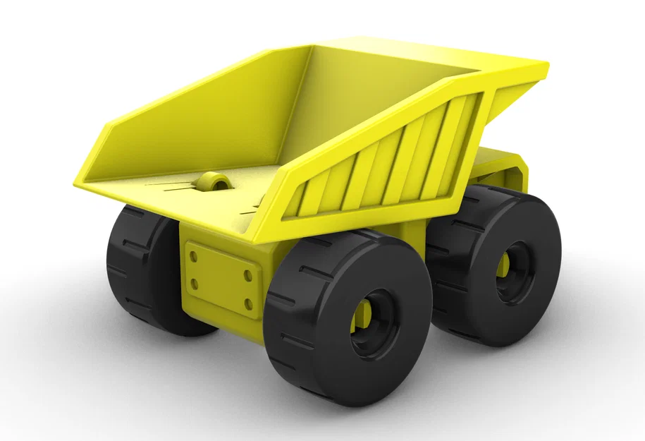 Xe Ben Đồ Chơi với Chi Tiết Lắp Snap-Fit - Image 5