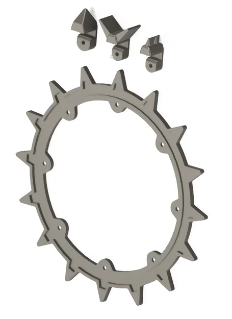 Yardforce Classic 500 Wheel Spikes - Image 7