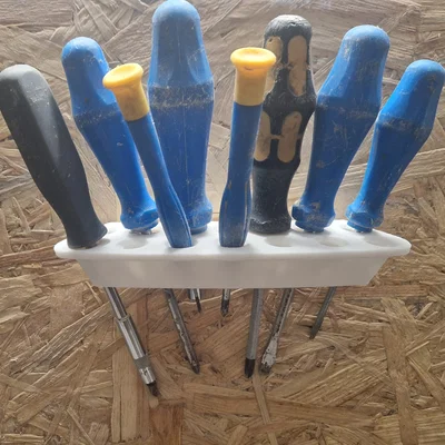 Giá treo tường đựng tua vít (Wall Mounted Screw Driver Holder)