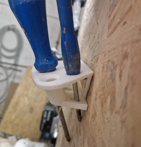 Giá treo tường đựng tua vít (Wall Mounted Screw Driver Holder) - Image 3