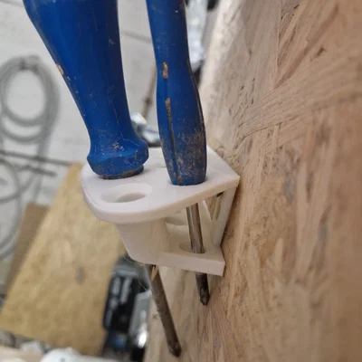 Giá treo tường đựng tua vít (Wall Mounted Screw Driver Holder)