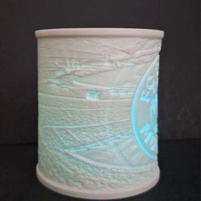 Đèn ngủ 3D Lithophane FC Bayern Munich cực chất cho fan hâm mộ