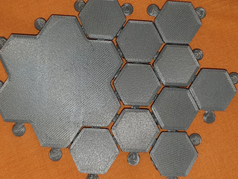 Giáp lục giác Airsoft Modular Hex Armor Plate in 3D - Image 4