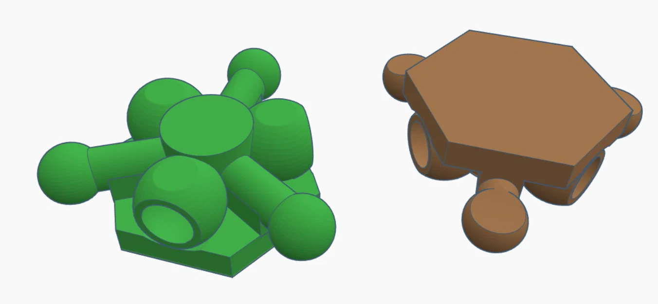 Giáp lục giác Airsoft Modular Hex Armor Plate in 3D - Image 8