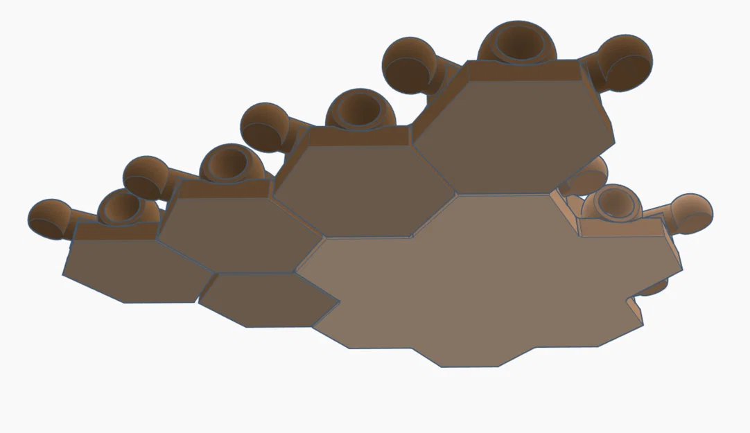 Giáp lục giác Airsoft Modular Hex Armor Plate in 3D - Image 9