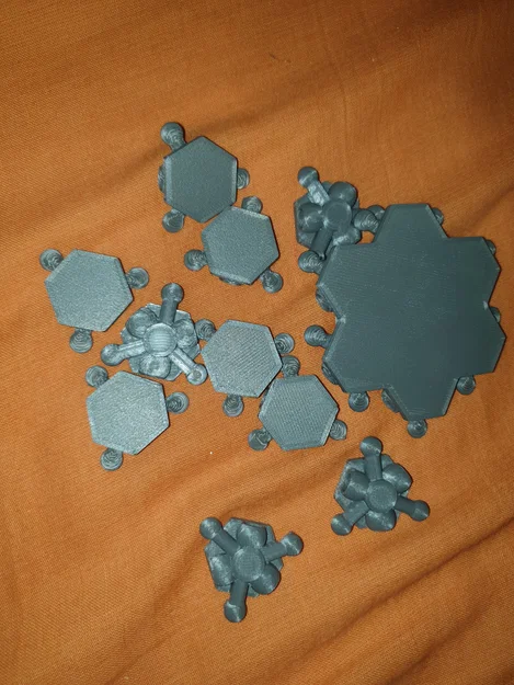 Giáp lục giác Airsoft Modular Hex Armor Plate in 3D - Image 12