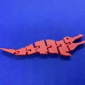 Mô hình cá sấu 3D khớp nối linh hoạt in không cần lắp ráp - Thumbnail 2