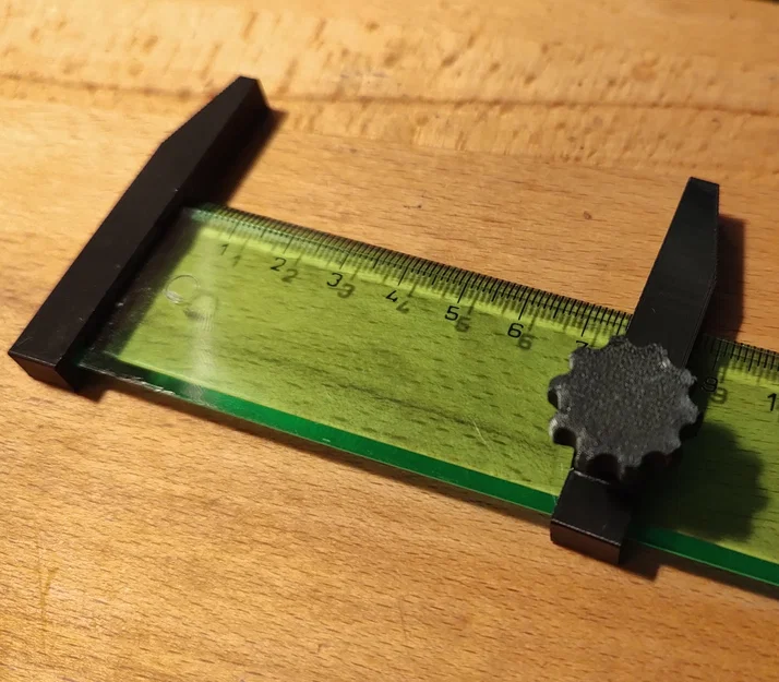 Thước kẹp từ thước Logarex (Ruler Calipers - Caliperuler) - Image 1