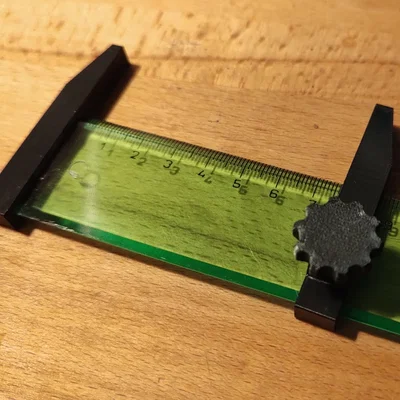Thước kẹp từ thước Logarex (Ruler Calipers - Caliperuler)